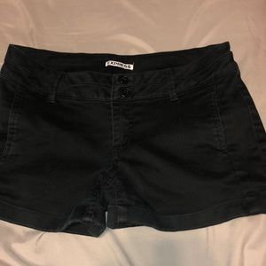 Express Black Shorts